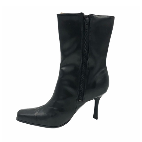 New vintage y2k JOLIE VICTORIA Black Heel Boot with Inside Zipper – Size 8 - Picture 3 of 9